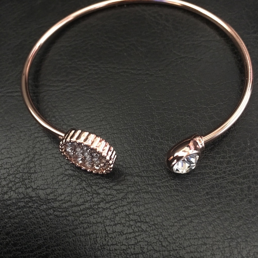 Swarovski Rose Gold bangle bracelet for Small Wrist